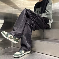 美式牛仔裤男春秋新款休闲直筒裤G6013P40，男装牛仔裤，星座1116-2