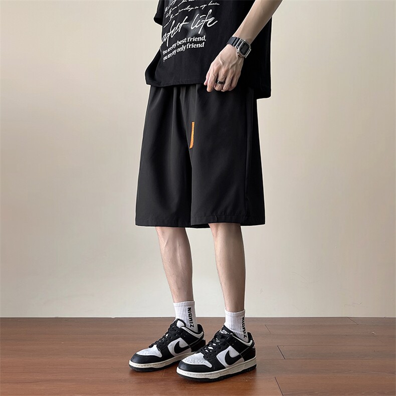 现货！！！DK3123批22卡扣编织腰带冰丝速干西装短裤男女,男装牛仔裤,电商A086-1