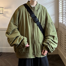 飞行员夹克男解构设计棒球领短外套男XH24-P70，男装夹克，电商B367