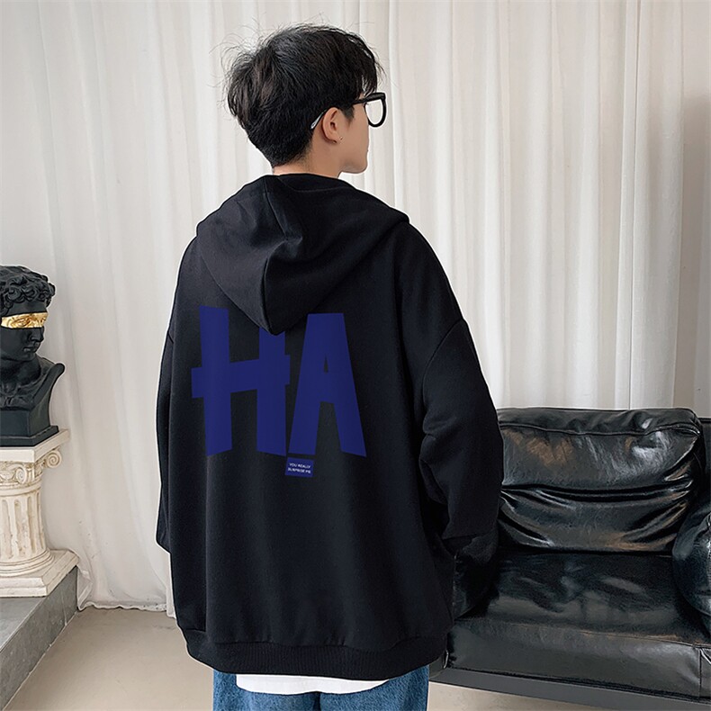 KS21258-P38连帽开衫卫衣男运动外套大码班服,男装卫衣,电商A040
