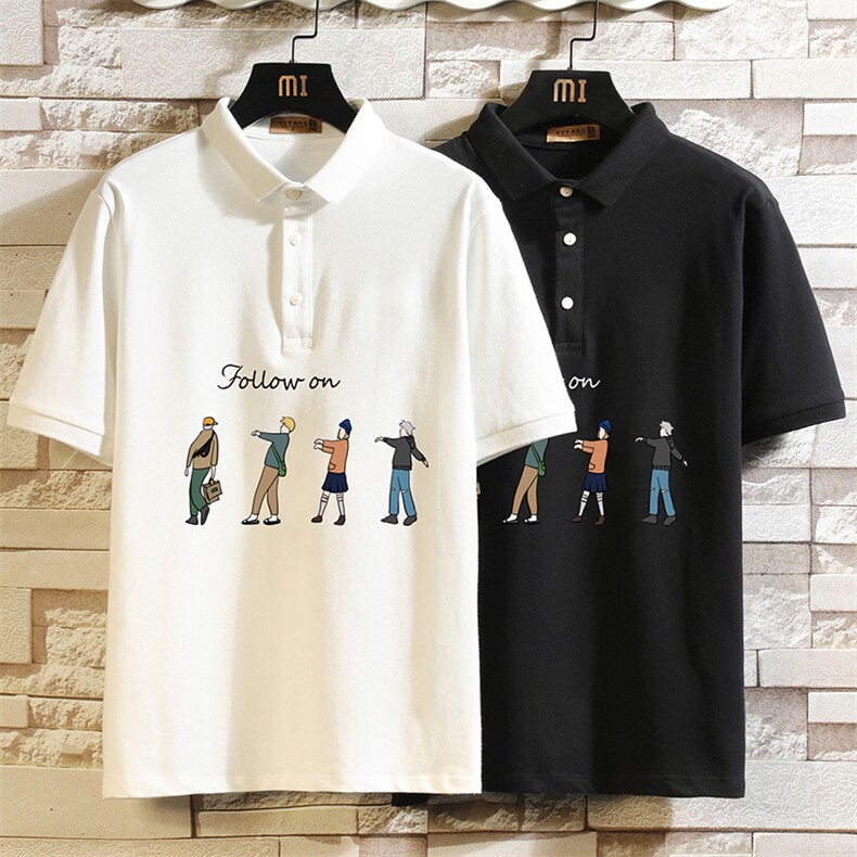 PL57043-P35翻领短袖polo衫男大码胖子半袖t恤男有领保罗衫,男装Polo衫,电商A040A