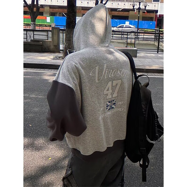 网络图现货皮衣机车服男女同款宽松潮牌夹克外套RW032-P68,男装夹克,星座1005-6