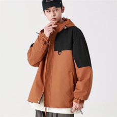 Cityboy情侣时尚连帽冲锋衣外套夹克团体班服，男装夹克，星座301D-5(原星座1415）