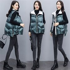 2020冬季新款韩版时尚立领棉马甲，女装棉衣/棉服，千千佰惠