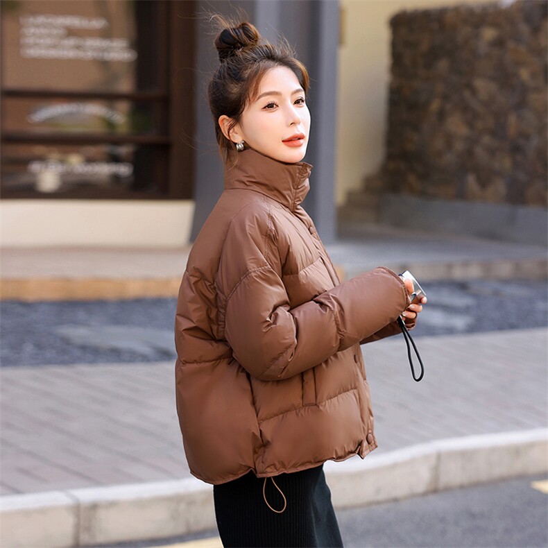 新标90白鸭绒加厚小个子短款羽绒服面包服,女装羽绒服,姿衣坊
