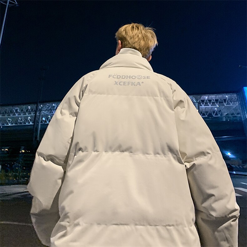 冬季潮流假两件棉服外套,男装棉衣,电商A440-1