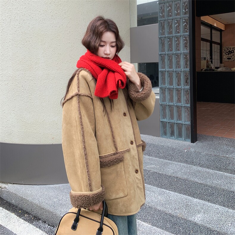 25冬新款皮毛一体棉服5557-P225-K338,女装棉衣/棉服,2C305