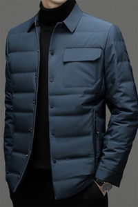 SNNYR22077秋冬新款2023年男士休闲羽绒服加厚保暖夹克外套P195图片