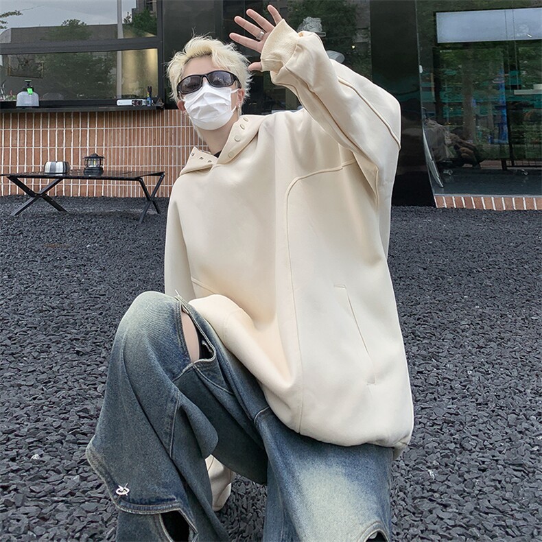 美式连帽卫衣男秋季宽松休闲百搭上衣914-4-Q44P55,男装卫衣,星座914-4