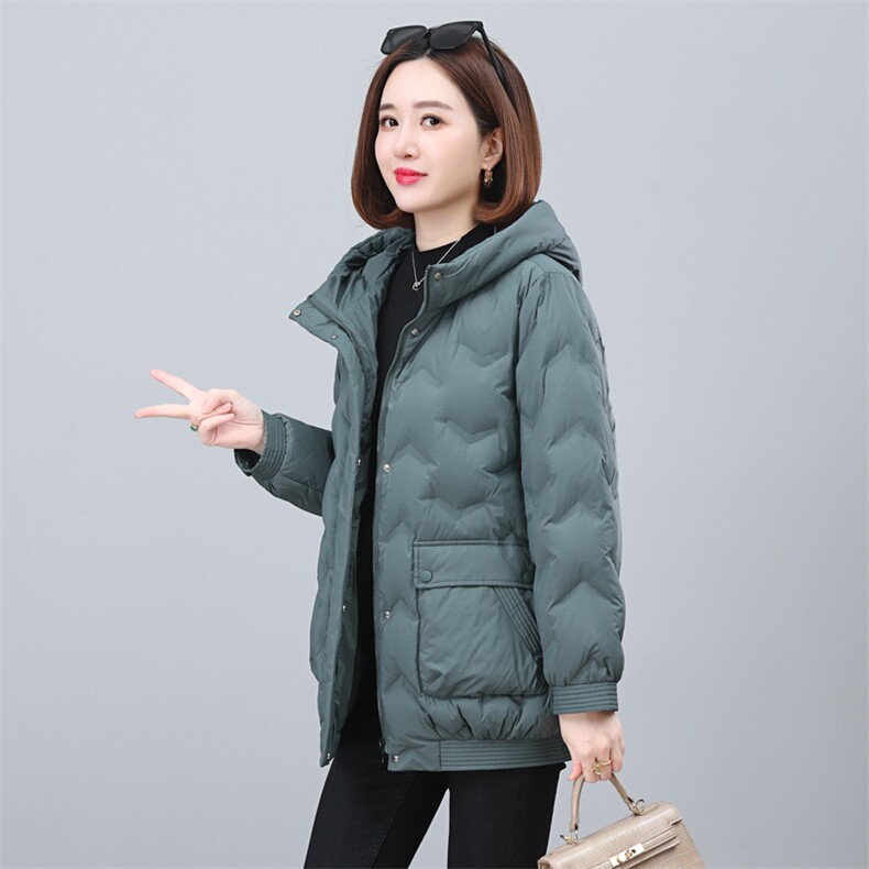 2023冬季新款时尚女装连帽羽绒服保暖轻薄显瘦外套,女装羽绒服,依恋蒂丝