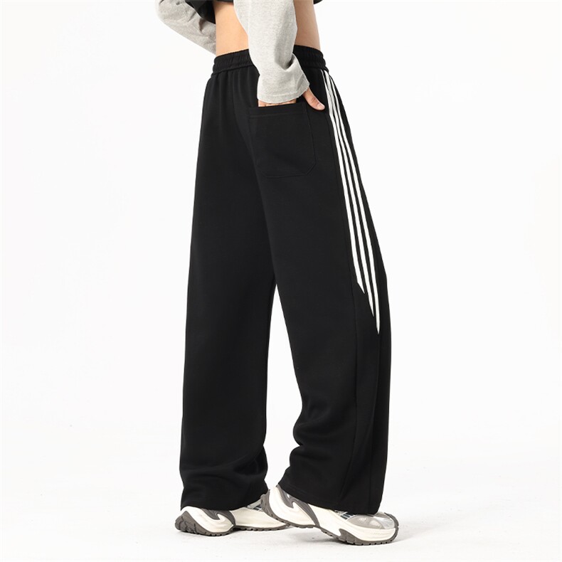 25新款针织运动卫裤男直筒港风宽松美式潮牌休闲青少年长裤棉质，男装休闲裤，星座1504（原917）