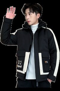 男士休闲连帽加厚保暖棉衣外套棉服棉袄冬季防寒开衫男装M997P90图片