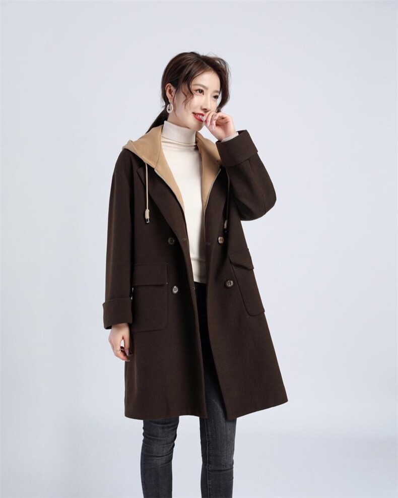 帽可脱卸大衣，其它，裳之恋语