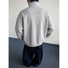 抖音得物品质26春装美式高街重磅结构纹理立领卫衣夹克外套XS105，男装夹克，电商A486
