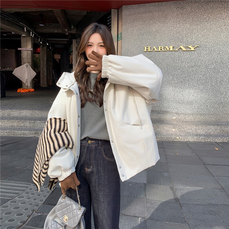 2025冬装新款简约时尚棉服205-H055-P215-K329,女装棉衣/棉服,浙宝205