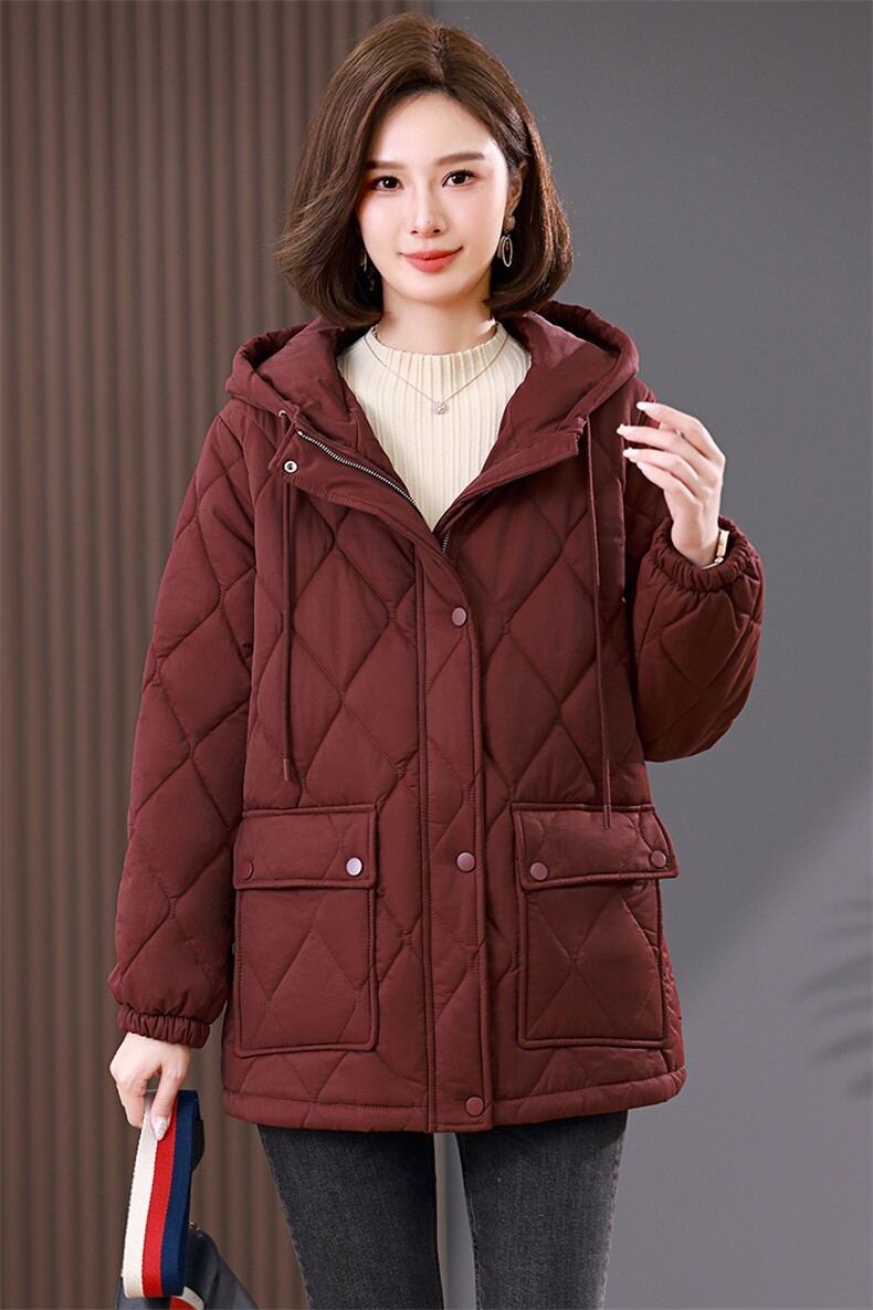 时尚宽松加厚保暖棉衣女外套冬季新款韩版短款羽绒棉服上衣,女装棉衣/棉服,韩派