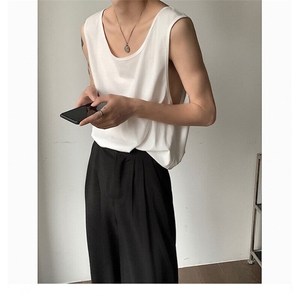 无袖t恤男款夏季休闲百搭坎肩衫健身显肌肉潮牌美式篮球背心 TX06图片