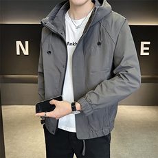 连帽外套男2025秋季新款男装夹克C317-85218-P125，男装夹克，电商C317