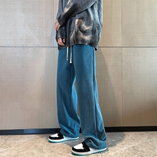 B221秋冬加绒雪尼尔灯芯绒直筒裤LK21198-P55常规P50加绒控78，男装休闲裤，电商B221