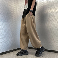 美式复古高街工装裤男直筒阔腿休闲裤2023年新款ins长裤K0933-P45，男装休闲裤，星座308B-1