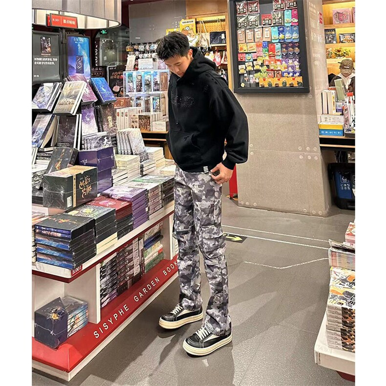 25年春夏迷彩工装休闲裤无影墙图现货C323-1-K668-TP42,男装休闲裤,电商C323-1