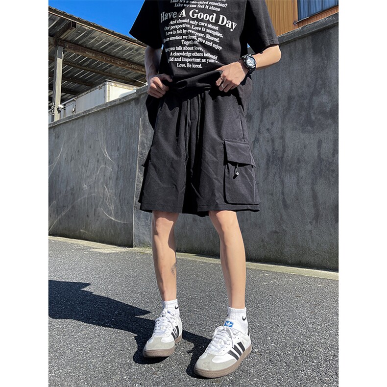 夏季美式高街冰丝hiphop运动五分工装裤短裤货号DK2428P38,男装牛仔裤,电商A063