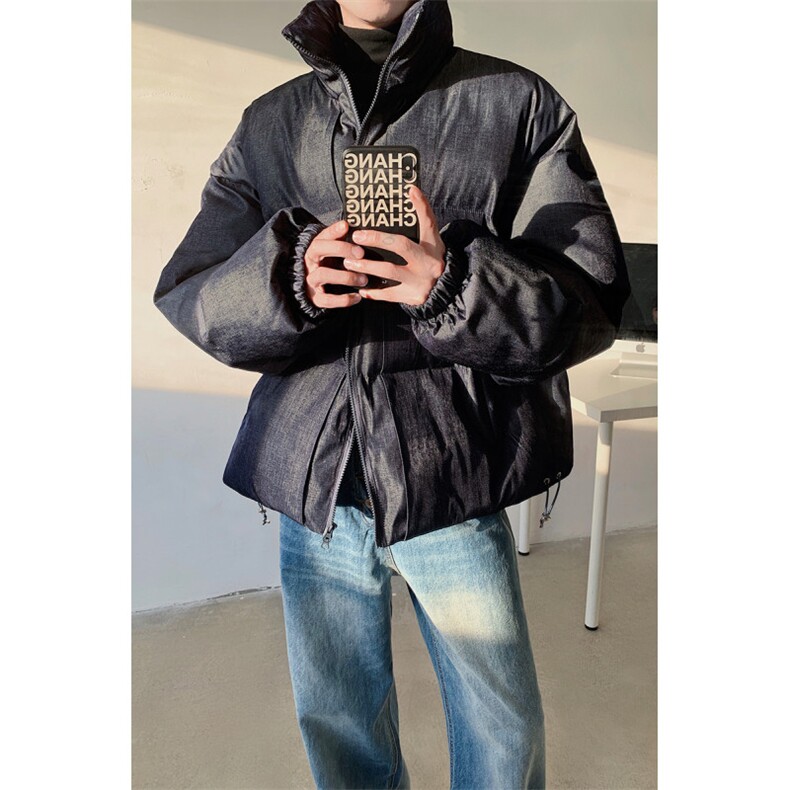 美式冬季短款立领面包服男女外套韩系宽松加厚保暖棉服-MY101特95,男装棉衣,电商B289