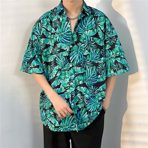 夏威夷风三亚泰旅游短袖花衬衫男休闲沙滩服T5107-P26图片