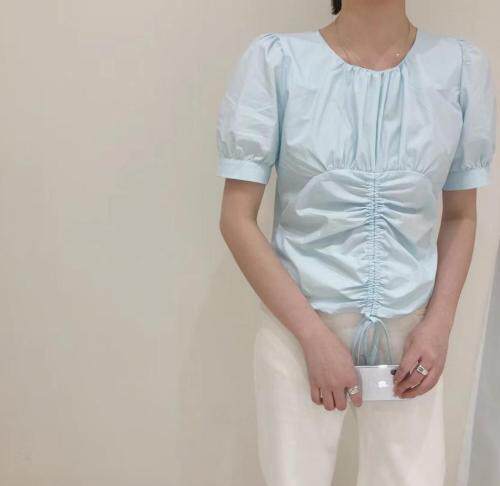 抽绳小衫，女装，EVE