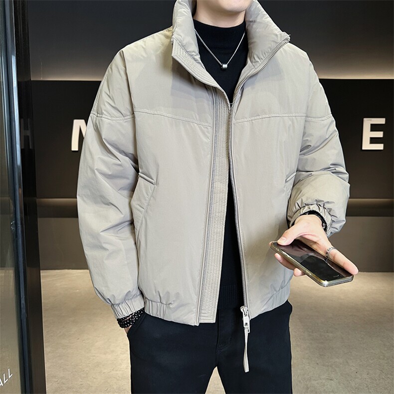 90新标2025冬设计款立领休闲加厚保暖宽松羽绒服外套5971-P295,男装羽绒服,电商A413