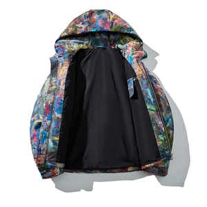 男士短款连帽羽绒服  D213-F50982-P550图片
