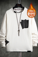 现货支持各种活动7XL-M加绒卫衣男2023冬新款加肥加大码休闲长袖，男装卫衣，钱塘717(原712)