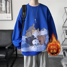 克莱因蓝加绒款
