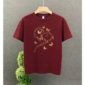 1506-1/TL4601/P32夏季新款短袖情侣T恤男装咒轮印花风半袖图片