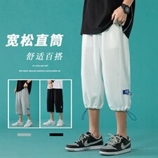 ！2023夏季新款男士运动七分裤学生5五分裤六分裤短裤DK02P40，男装休闲裤，电商B220
