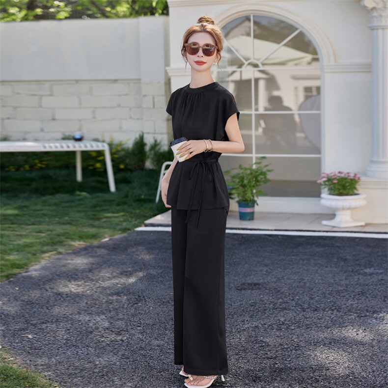 小香风套装女2025夏新款气质女神范高端巨好看的御姐职业短袖穿搭,女装套装/套裙,浪花E族（衣布洛）