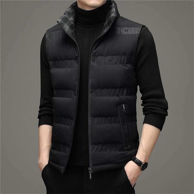 YT2102冬季男士羽绒服马甲男装修身白鸭绒背心潮流帅气马夹P155，男装背心/马甲，电商B360