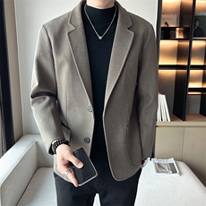 店主风~2025秋冬新款休闲呢子西装外套F850/P125，男装西服套装，电商B331