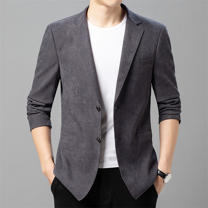 ASD2693男士2023年春季新款长袖西服休闲青年夹克西装厚款单西图片