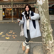 2026新款羽绒服帽子脱卸90白鸭绒2C053款号858批355控538，女装羽绒服，2C053
