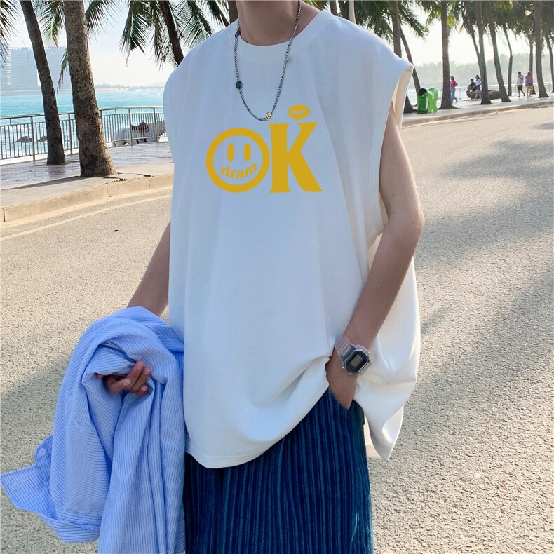 量大图低自动【有货】纯棉背心HD019-1-BX2521-P20，男装背心/马甲，电商019-1