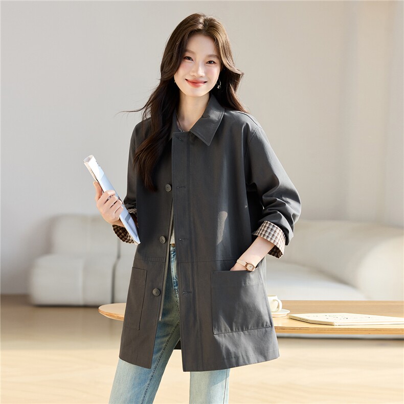 2025年秋季风衣，女装风衣，希欧阁