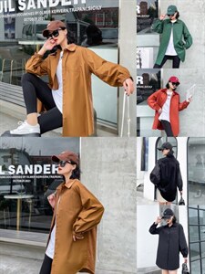 春季新款休闲衬衫，女装衬衫，唯蔓