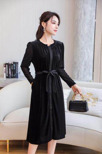 秋季新款连衣裙，女装连衣裙，起奢