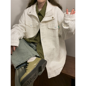 1美式大码M-5XL面 52%棉45%涤3%氨纶工装夹克男JK8740P125控168图片