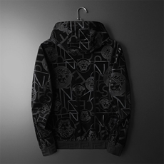 2025年春装新款男士金丝绒连帽夹克M-5XL6865-P175，男装夹克，钱塘6026