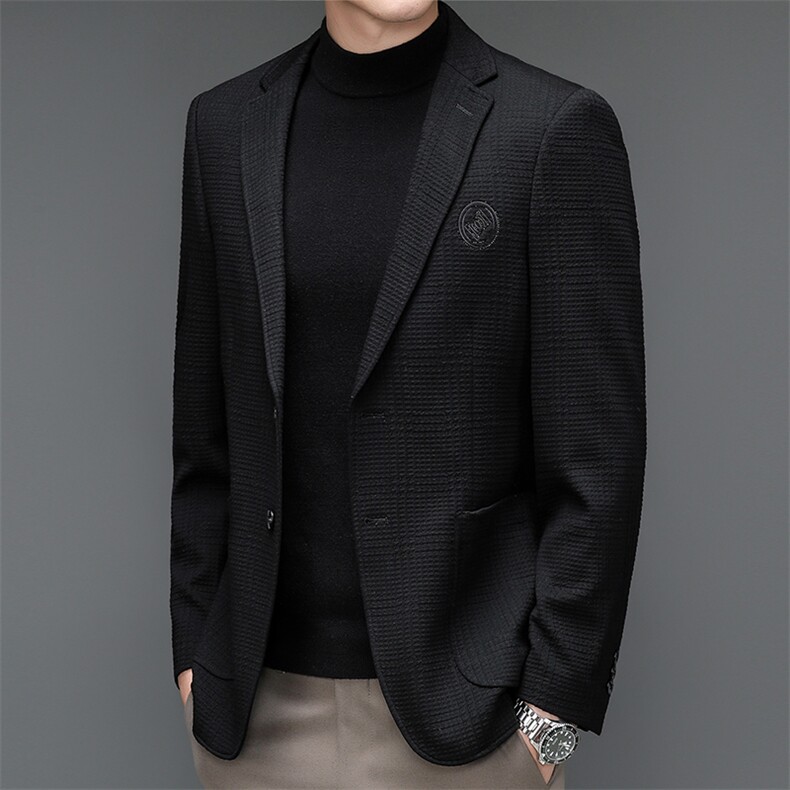 5836男士2023秋新款长袖西服休闲外套单装西装P153,男装西服,电商B360
