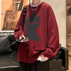 抖音得物供货量大从优可提供视频美式长袖T恤CT846特P25，男装T恤，电商A486-1