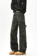 2025秋季新款无影墙美式伐木迷彩工装裤M-5XLGK25740-特P35，男装牛仔裤，电商A022