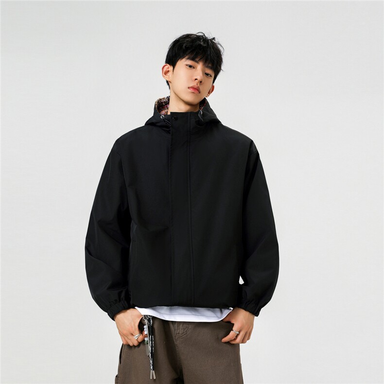 可二开小香风拼接面料大码M-5XL夹克聚酯纤维JK78079P75控118，男装夹克，星座227-7